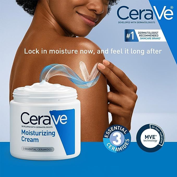 Cerave Moisturizing Cream For Dry To Very Dry Skin 340gm - Big Size