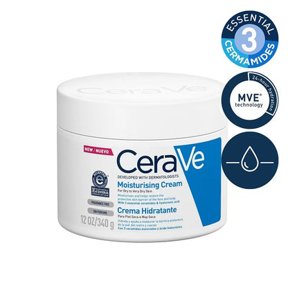 Cerave Moisturizing Cream For Dry To Very Dry Skin 340gm - Big Size