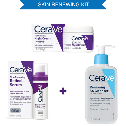 CeraVe Skin Renewing Kit - Bundle of 3