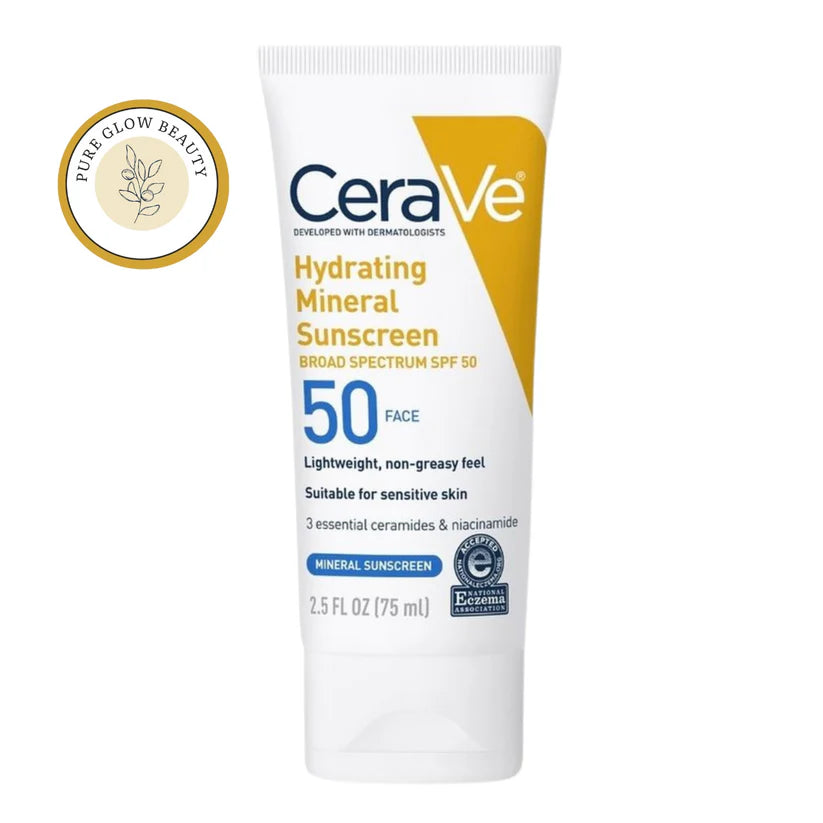 Cerave Hydrating Mineral Sunscreen SPF 50 Face Lotion