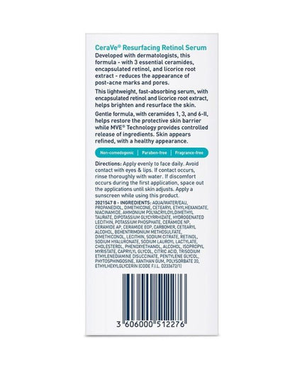 Cerave Resurfacing Retinol Serum 30ml