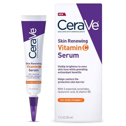 Cerave Vitamin C Serum Brighten And Enhance Your Complexion (1 Ounce / 30ml)